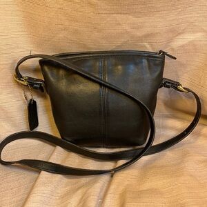 Coach Vintage classic leather shoulder small bag